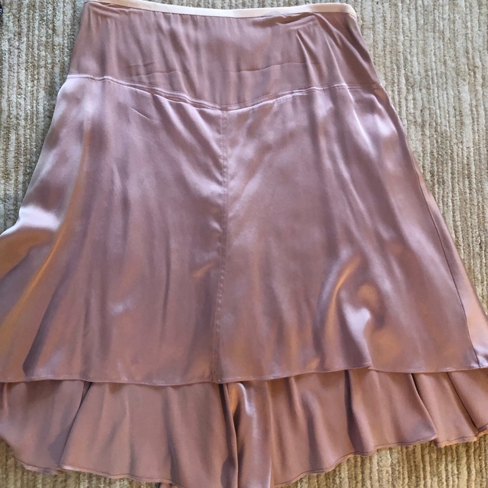 Diane vonFurstenberg silk skirt, light pink/mauve, SZ 8